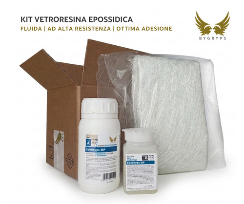 Kit resina epossidica fibra - resina,